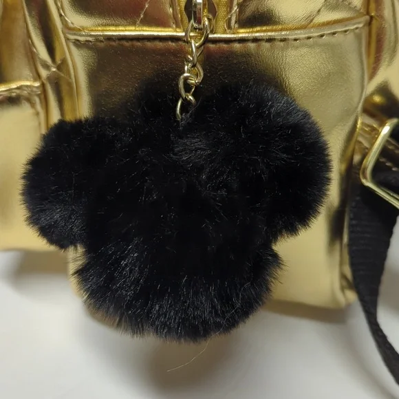 Disney Gold Quilted Minnie Mouse Backpack - Picture 6 of 8